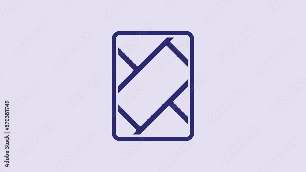 Blue Gps device with map icon isolated on purple background. 4K Video motion graphic animation Blue Gps device with map icon isolated on purple background. 4K Video motion graphic animation
