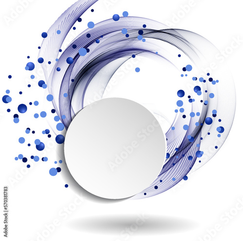 Abstract color waves background