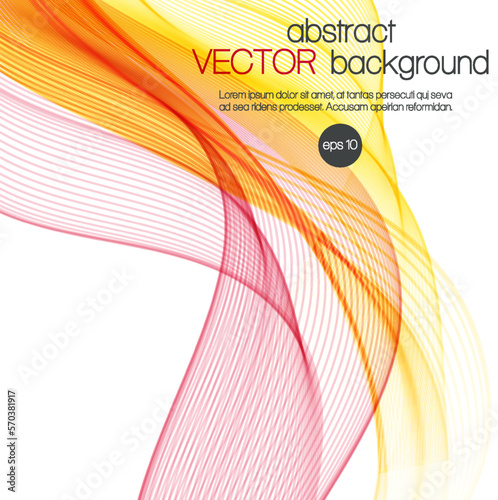 Abstract color waves background