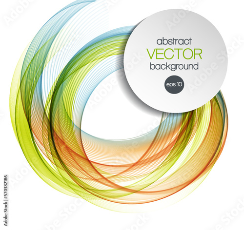 Abstract color waves background