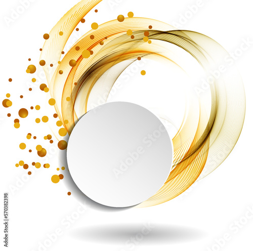 Abstract color waves background