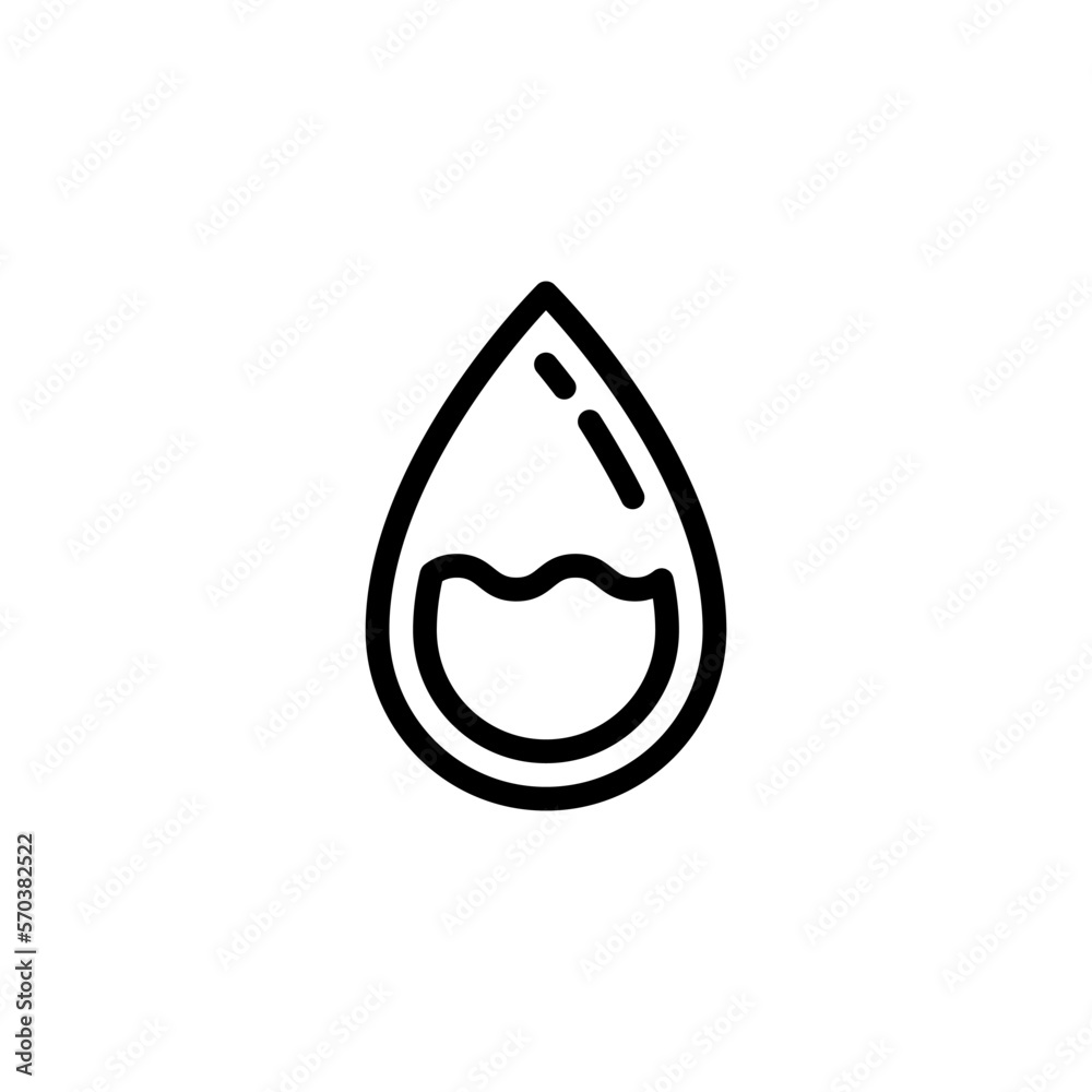 Water element icon isolated on black. Wind nature element symbol suitable for graphic design and website on white background. Icon vector Water element icon isolated on black. Wind nature element symbol suitable for graphic design and website on white background. Icon vector