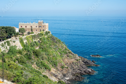 Photos Castle and Roman Villa on the cliffs of Portoferraio, Elba Island, Italy, scener