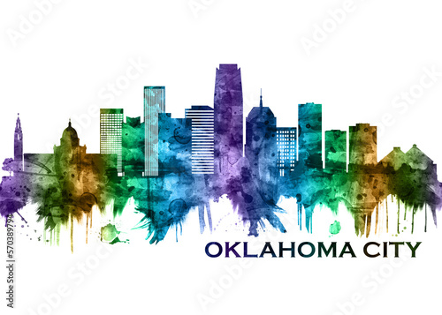 Oklahoma City Oklahoma Skyline photo