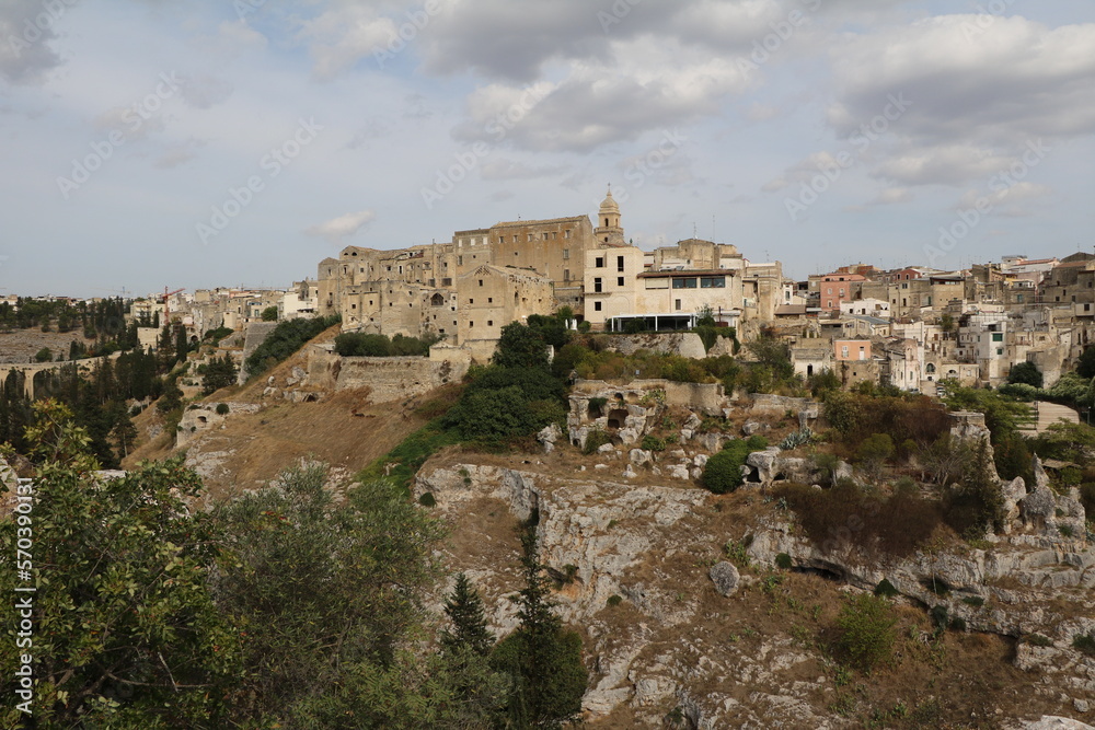 Canyon landscape around Gravina, Apulia Italy Canyon landscape around Gravina, Apulia Italy