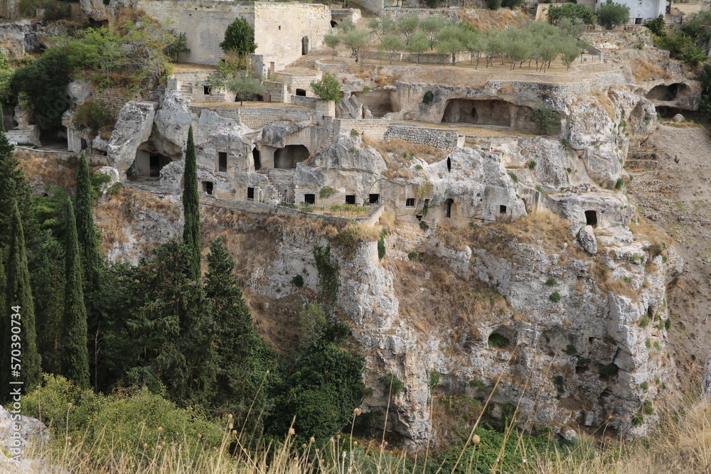 Ancient cave dwellings of Gravina, Apulia Italy