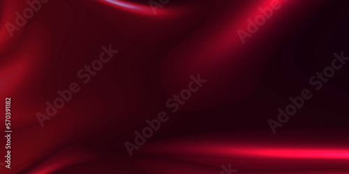 Abstract dark red luxurious smooth cloth waves background texture. luxurious cloth or liquid wavy folds silk and satin texture background.