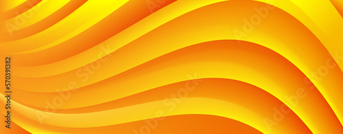 orange creativity glowing yellow abstract display wave background banner