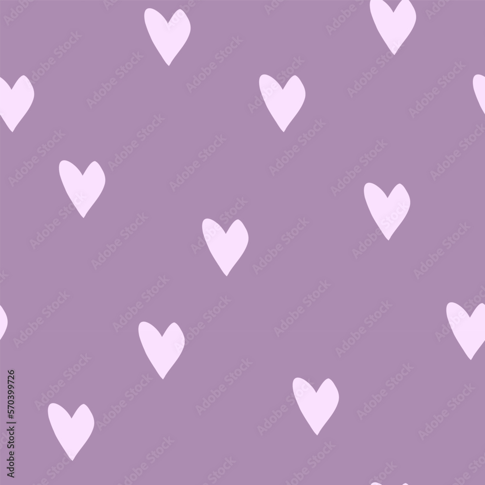 Valentines day background. Vector illustration. Pink hearts 