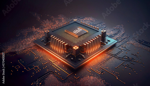 Computer Processor - Abstract - Generative AI