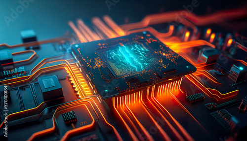 Computer Processor - Abstract - Generative AI