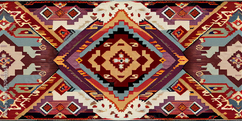 pattern with elements, gene...