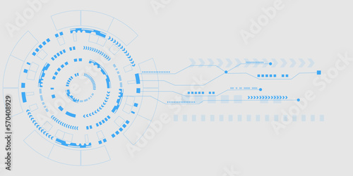 Abstract technology circuit background. Hi-tech digital computer concept. Futuristic vector illustration. 