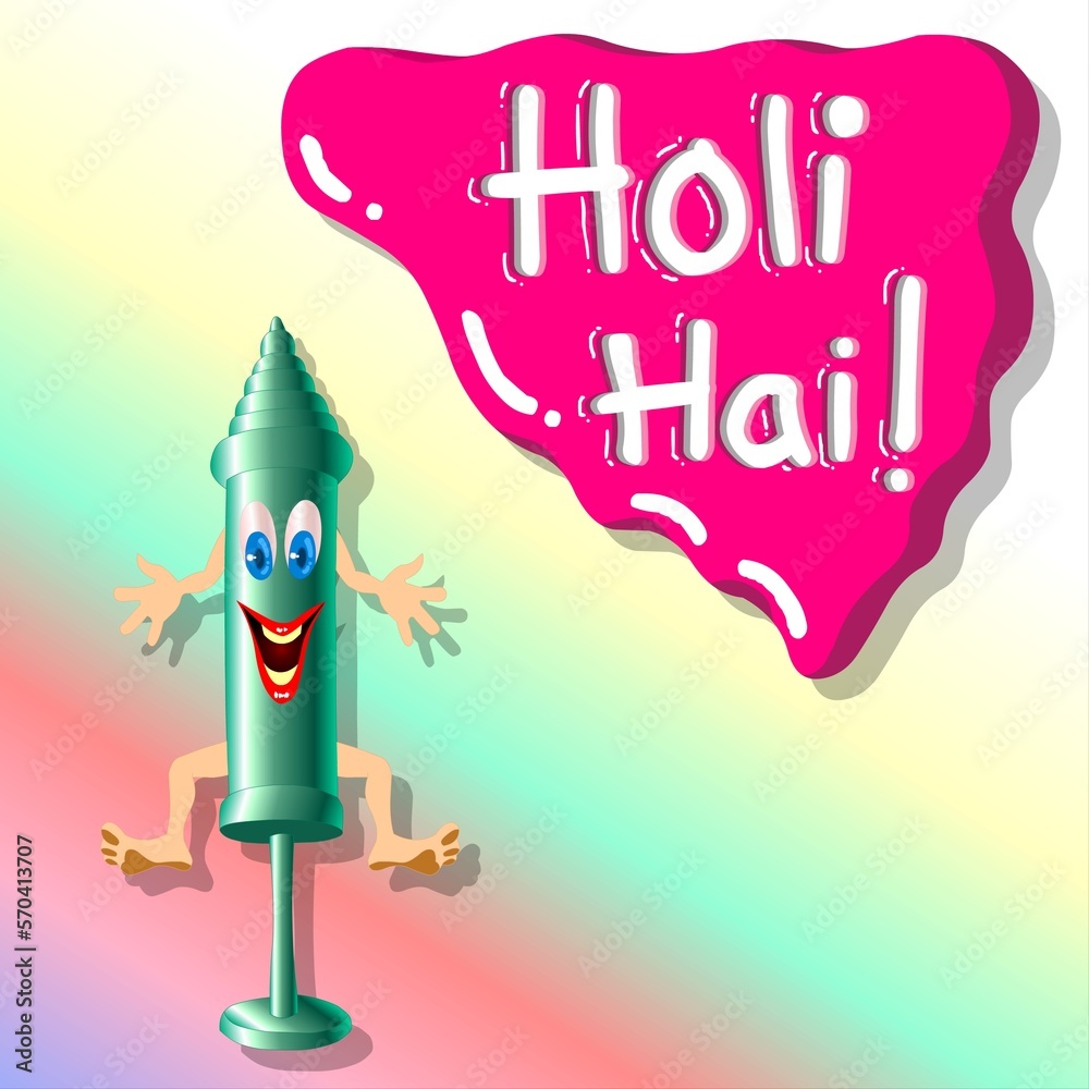 Holi Hai - Happy Holi - Indian Festival Happy Holi