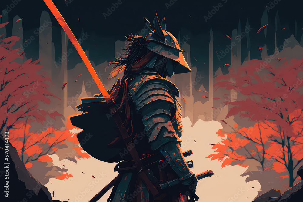 katana painting