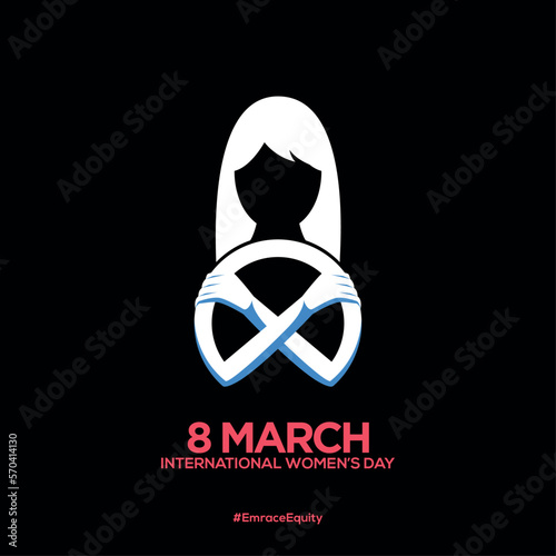 EmbraceEquity. International Women's Day banner.
