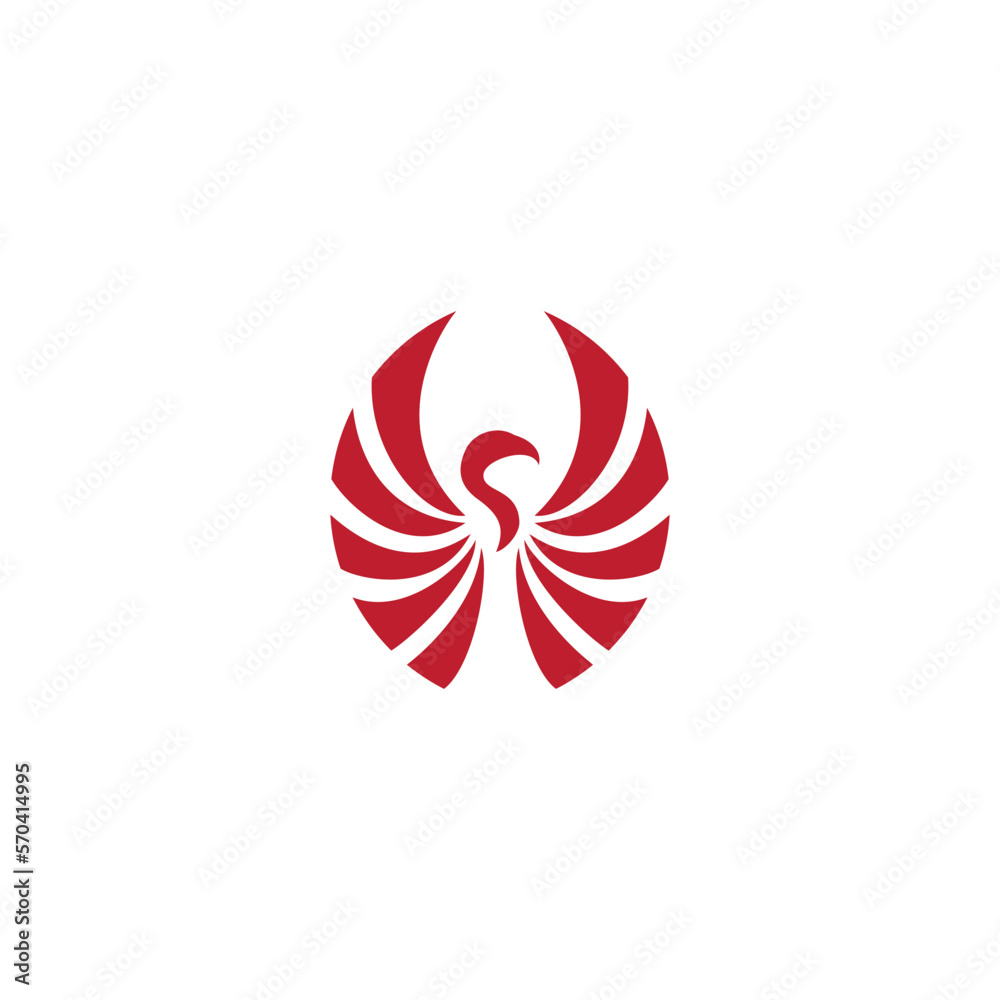bird vector illustration for an icon,symbol or logo. bird template logo