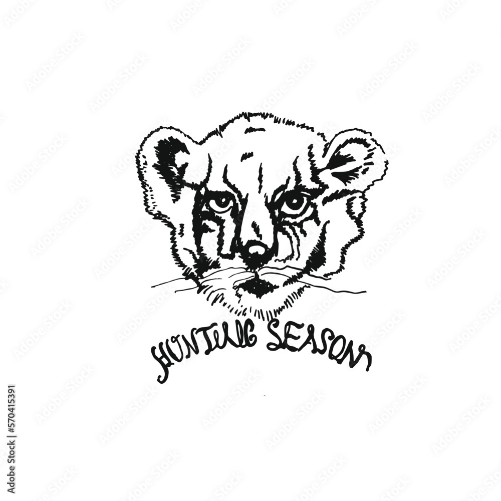 tiger illustration for print tiger illustration for print