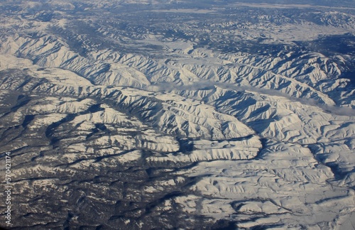 Areal view towards Snake River Valley