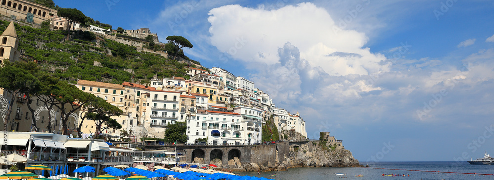 Naklejka premium The Amalfi Coast, Italy