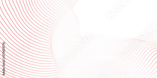 White abstract background and red line 