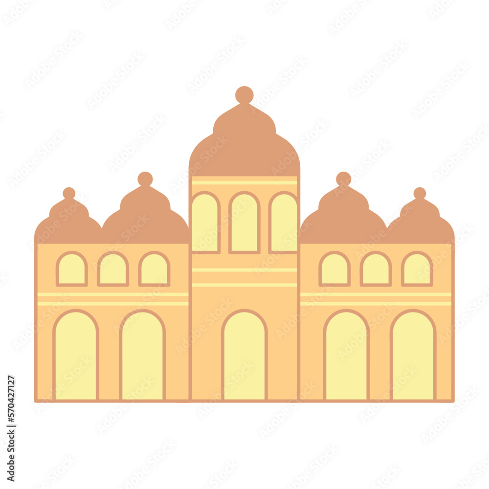 arab mosque building icon