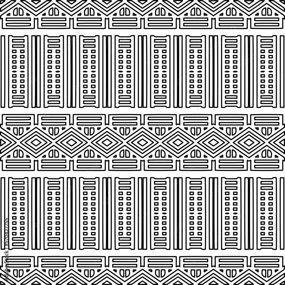 Stylish texture with figures from lines.
Abstract geometric black and white pattern for web page, textures, card, poster, fabric, textile. Monochrome graphic repeating design. Stylish texture with figures from lines.
Abstract geometric black and white pattern for web page, textures, card, poster, fabric, textile. Monochrome graphic repeating design.