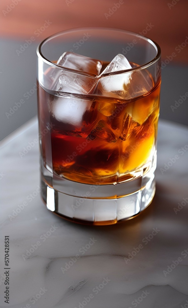 Whiskey on ice