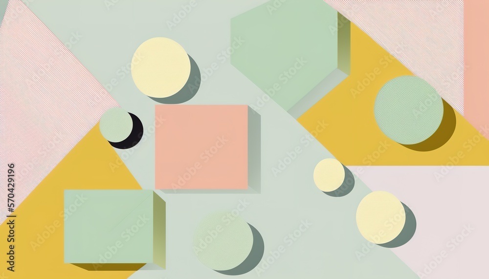 Fototapeta premium modern, minimalistic background, wallpaper concept, pastell colors,