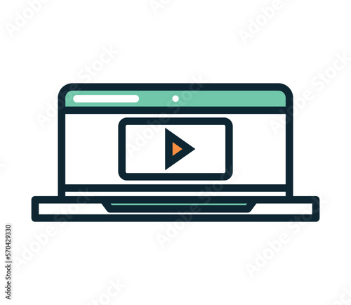 laptop video blogging