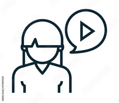 blogger working icon