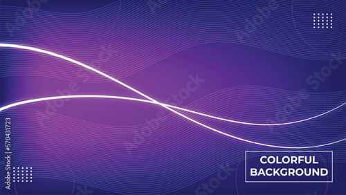 Abstract Background Colorful template banner with gradient color