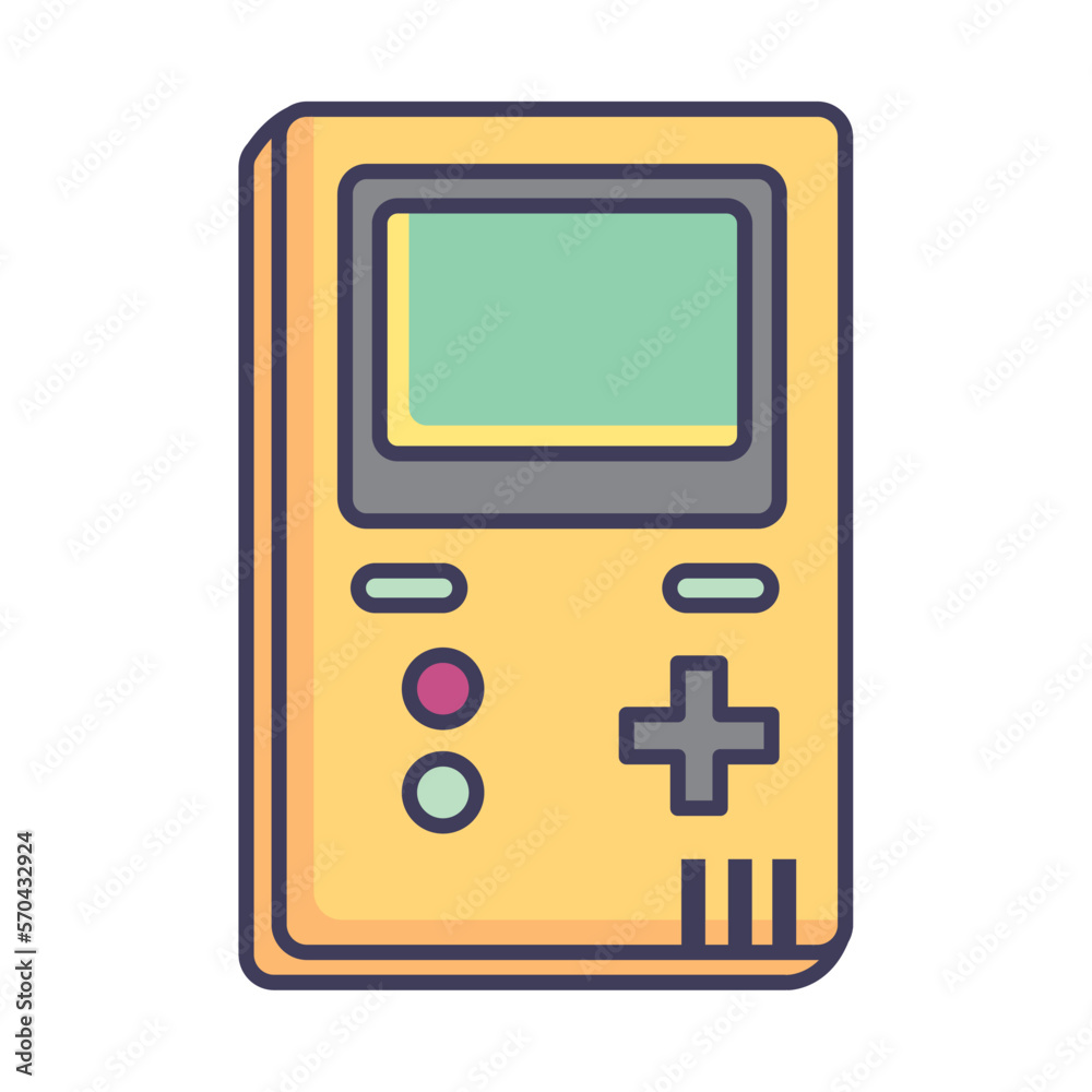 portable video game 90s pop art portable video game 90s pop art