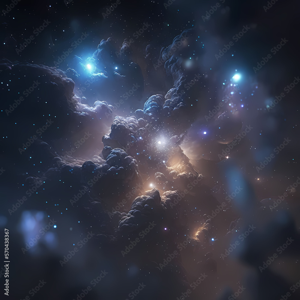 Obraz premium background with stars