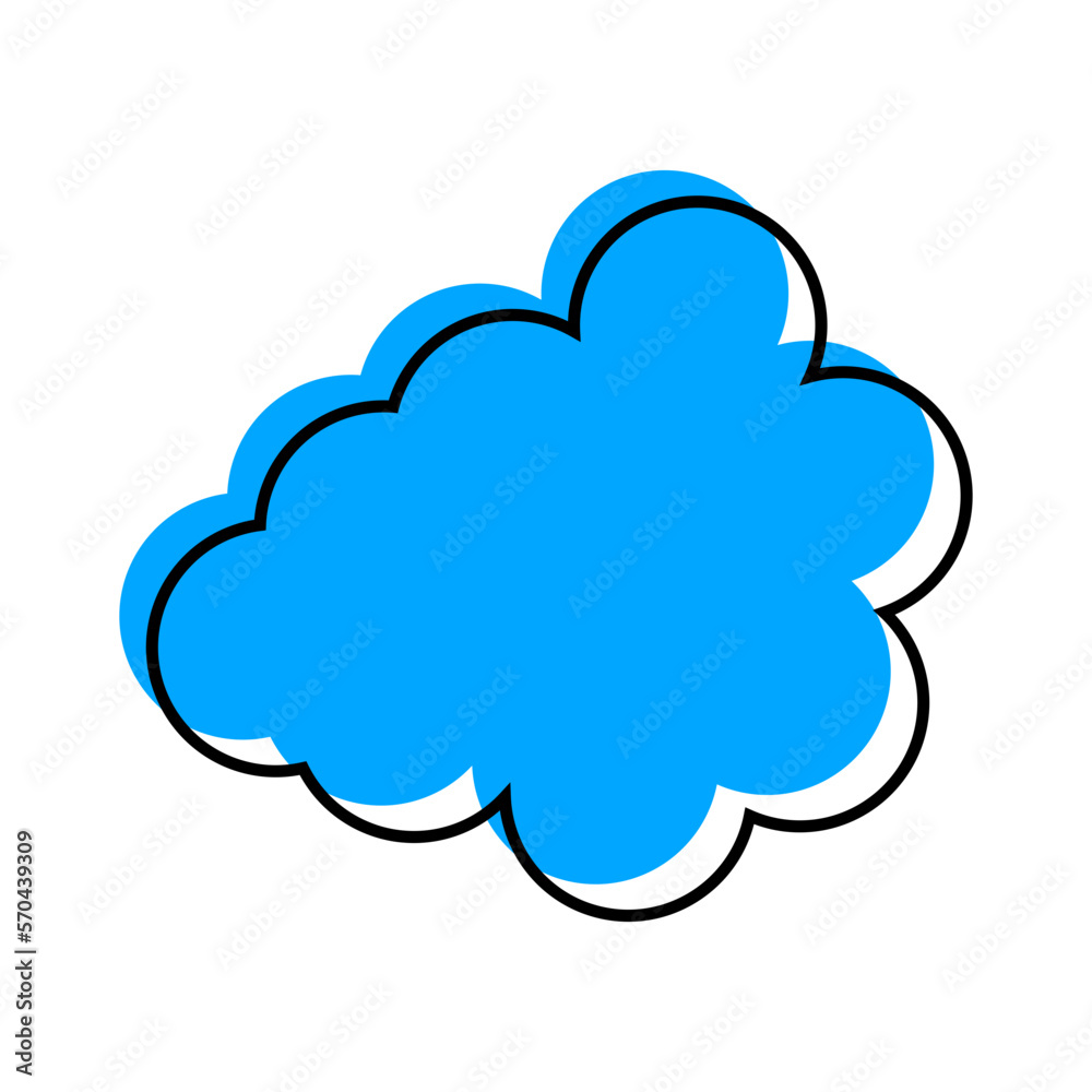 Cloud Icon Vector Illustration Cloud Icon Vector Illustration