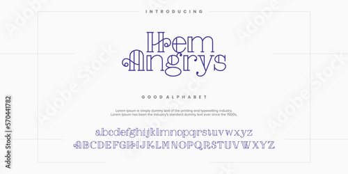 Modern abstract digital alphabet font. Minimal technology typography, Creative urban sport fashion futuristic font and with numbers. vector illustration