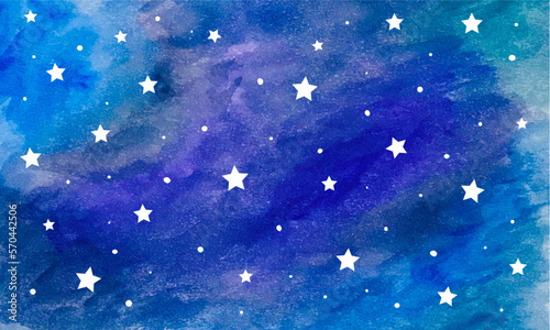 Night sky with stars