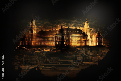 Grand Kremlin Palace, Moscow, Generative AI