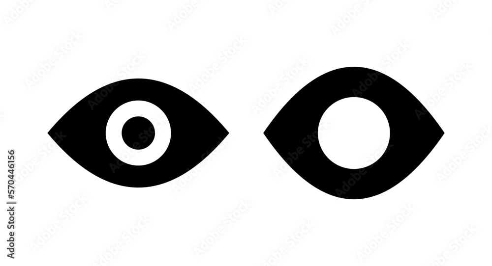 Eye icon vector illustration. Eye sign and symbol. Look and Vision icon. Eye icon vector illustration. Eye sign and symbol. Look and Vision icon.