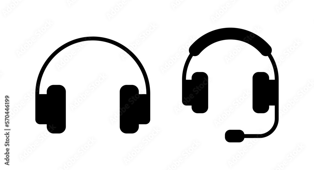Headphone icon vector illustration. Headphone sign and symbol Headphone icon vector illustration. Headphone sign and symbol