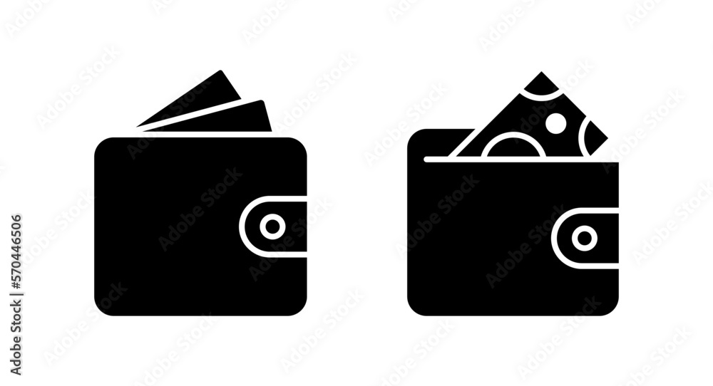 Wallet icon vector illustration. wallet sign and symbol Wallet icon vector illustration. wallet sign and symbol