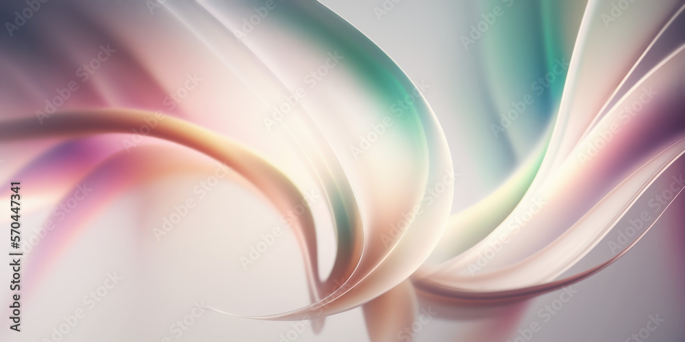 Abstract gradient background with spring mood in pink and green pastel colors
