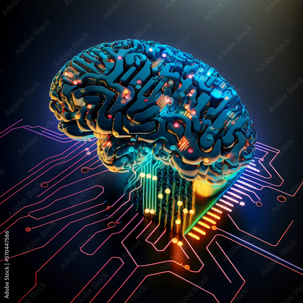 Neurological interface between human and artificial intelligence. Exploring the Limits of Human Intelligence: The Frontier of the Artificial Brain Interface. Generative AI.