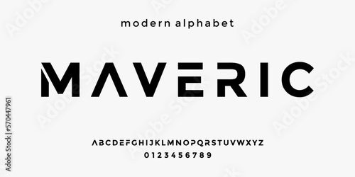 Minimal futuristic vector typographic design, Typography urban style fonts for sport, technology, digital, movie logo design