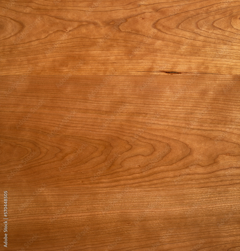 Fototapeta premium Wood planks desktop background. Wooden planks texture background. Wood texture background. Cherry wood plank top.