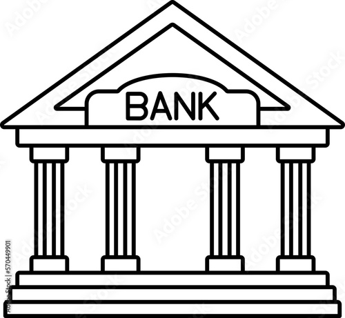 Bank investment saving banker building finance Business trade Line