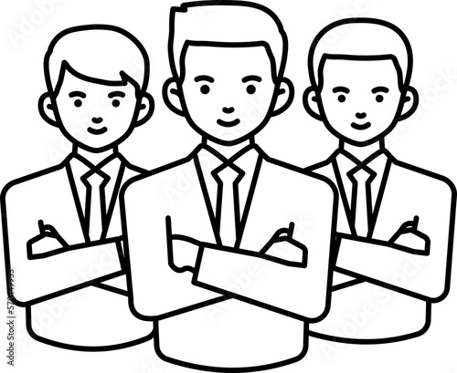 Best team business resource teamwork community smart looking company Line