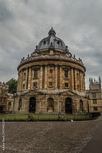 City center of Oxford, university city in the UK