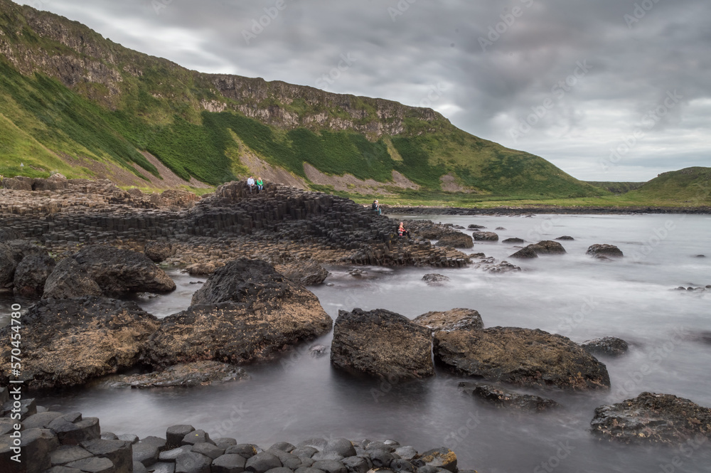 Fototapeta premium Landscape of the Giant's Causeway, Northern Ireland