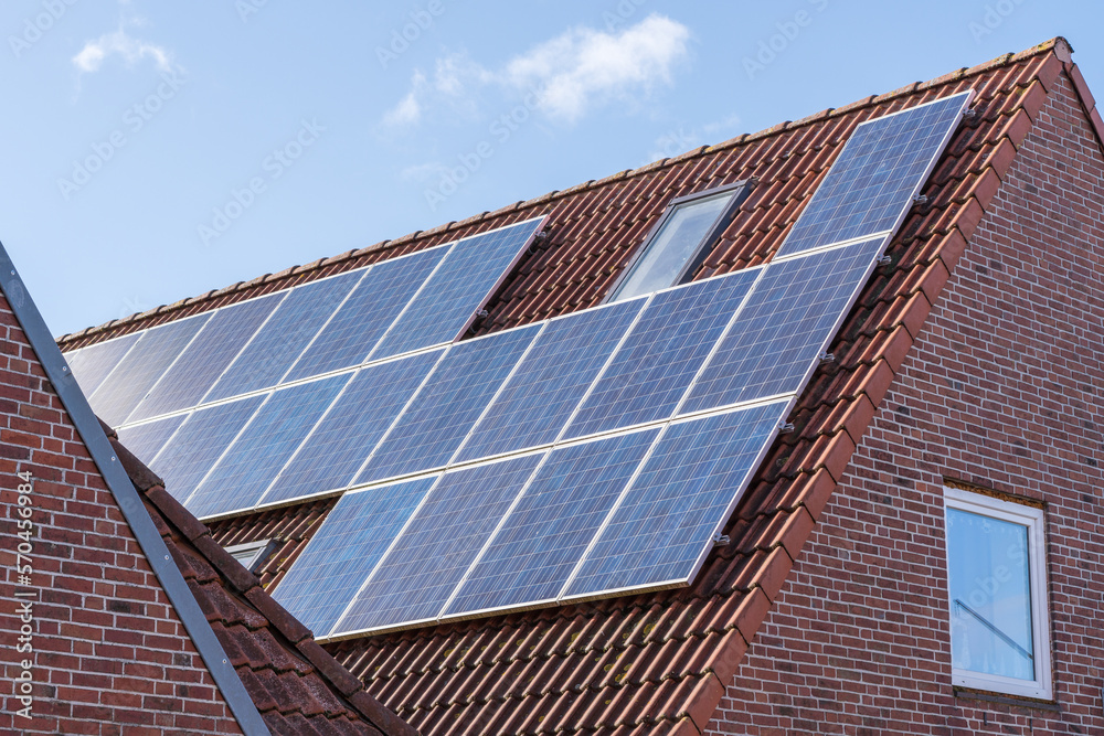 Photovoltaikanlage auf einem Dach